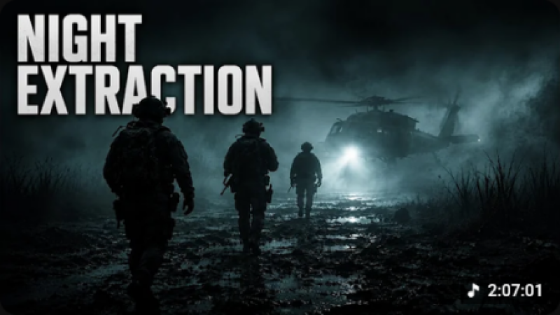 Night Extraction | Dark Military Ambience for Deep Focus & Gaming