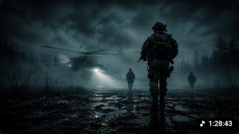 Low Visibility Patrol | Dark Military Ambience for Concentration & Immersion