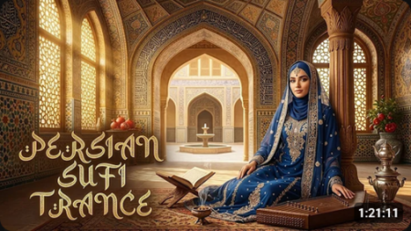 Persian Deep Trance | The Silent Dervish | Mystical Focus Music for Study & Meditation