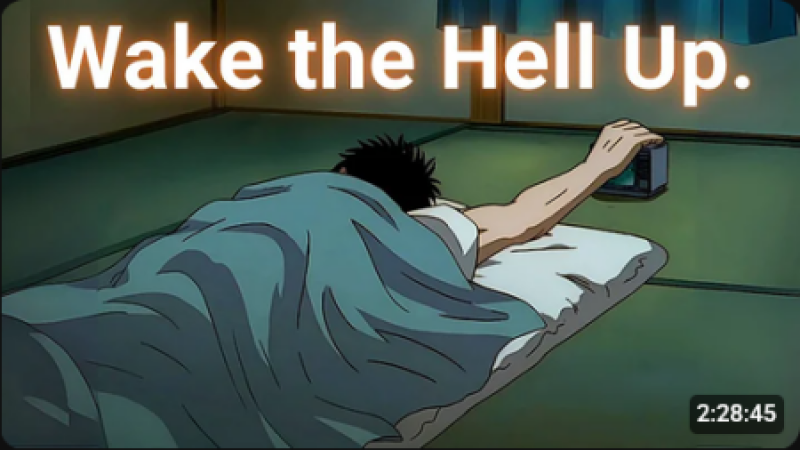 Wake The Hell Up.
