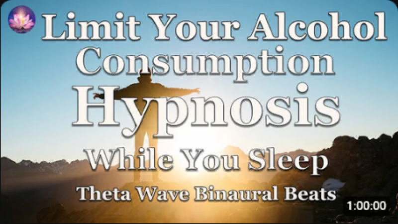 Controlling Alcohol and Stop Problem Drinking Hypnosis While you Sleep (432 Hz Binaural Beats)