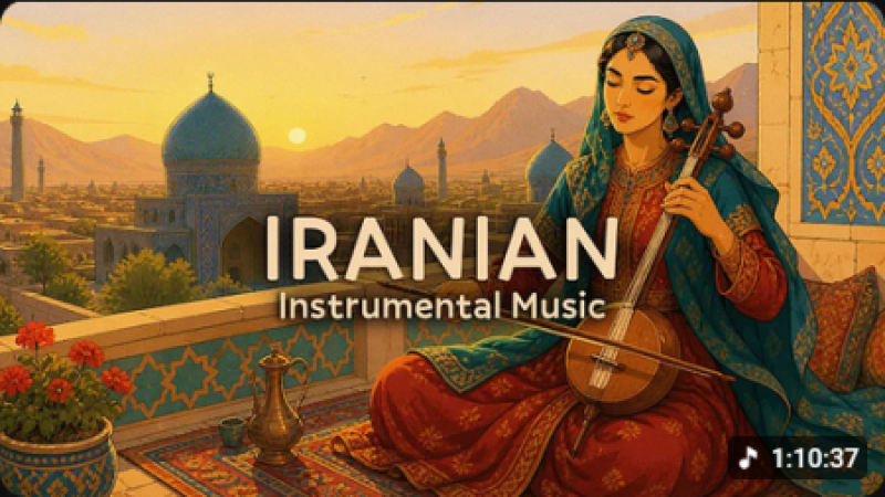 Farsi Calm Ambient Music — Iranian Instrumentals for Relaxation, Calm & Anxiety Relief