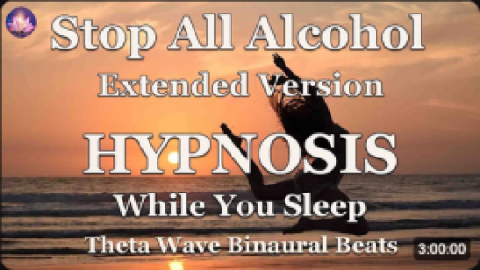 Stop Drinking Alcohol Hypnosis With Affirmations While You Sleep (432 Hz Binaural Beats)