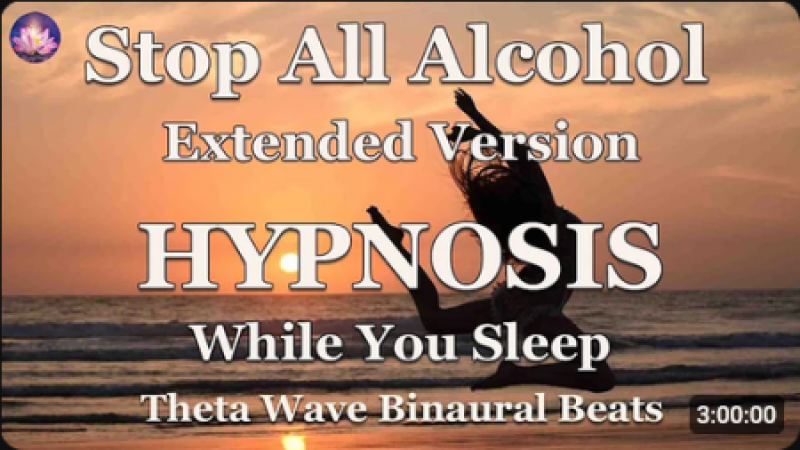 Stop Drinking Alcohol Hypnosis With Affirmations While You Sleep (432 Hz Binaural Beats)