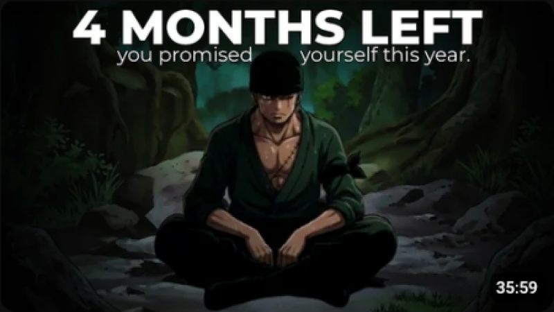 You Have 4 Months To Become Who You Promised You Would Be