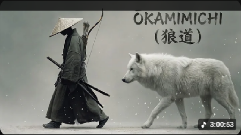 ŌKAMIMICHI (狼道) — Way of the Wolf | Japanese Zen Music for Deep Focus & Instinctive Discipline