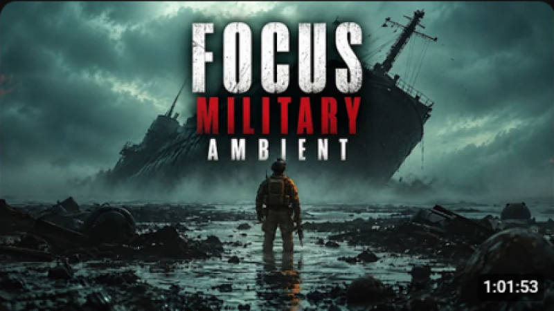 Deep Focus Military Ambient | Dark Tactical Music for Concentration