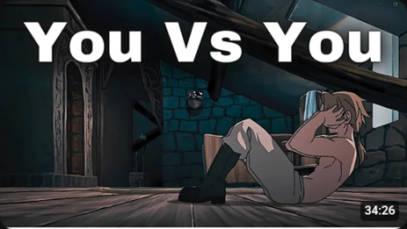 YOU VS YOU — The Only Competition That Matters.