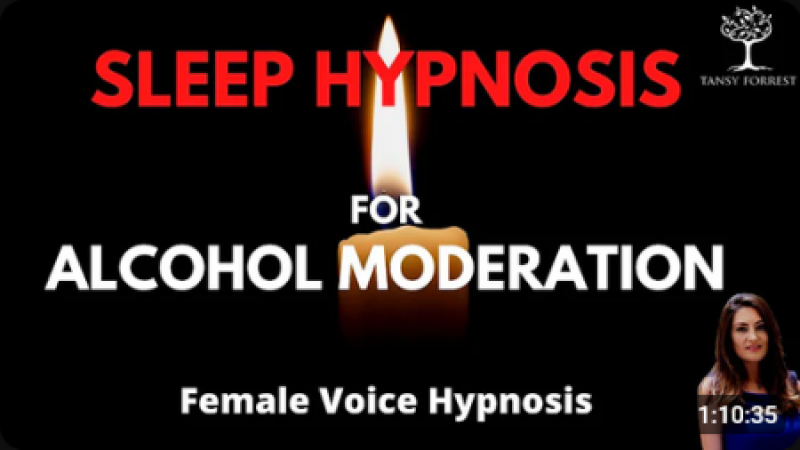 Sleep Hypnosis for ALCOHOL MODERATION (Move past moderate alcohol use disorder & alcohol issues)