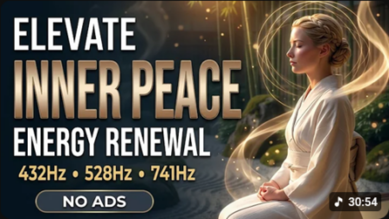 Elevate Your Vibration & Renew Your Inner Peace ✨ 432Hz • 528Hz • 741Hz | High Vibration Music