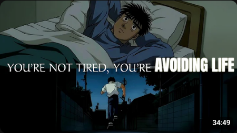 You’re Not Tired. You’re Escaping Your Life.