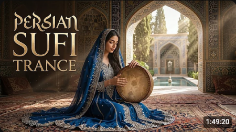 Ancient Persian Sufi — Hypnotic Dervish Journey for Work, Study & Inner Peace
