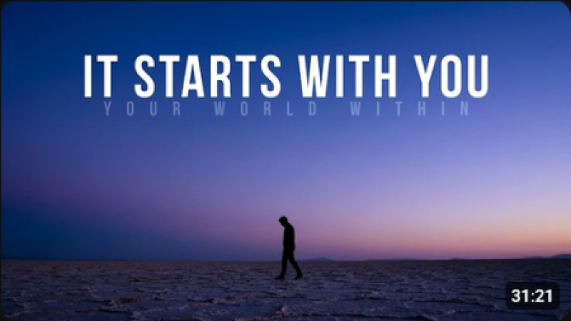 Your Life Won't Change Until You Do