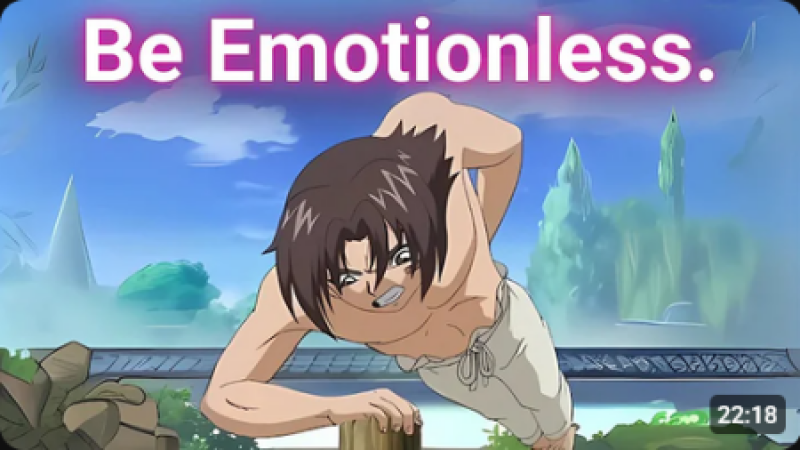 Your feelings must go away.