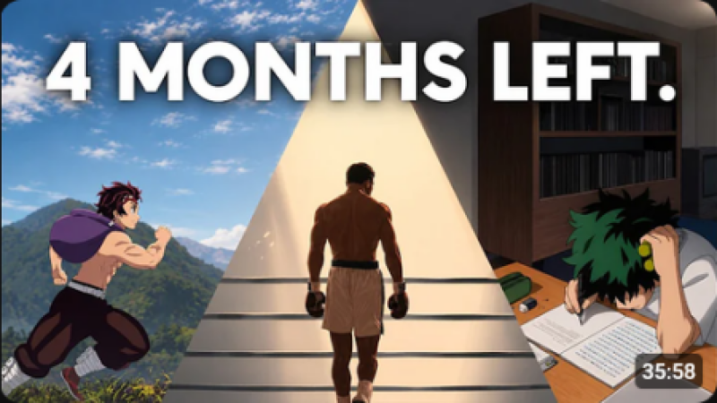 You Only Have 4 Months Left